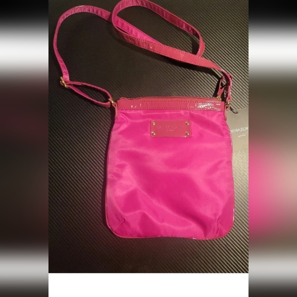 Cynthia Rowley New York Pink Nylon Handbag--PARTS - Picture 2 of 13